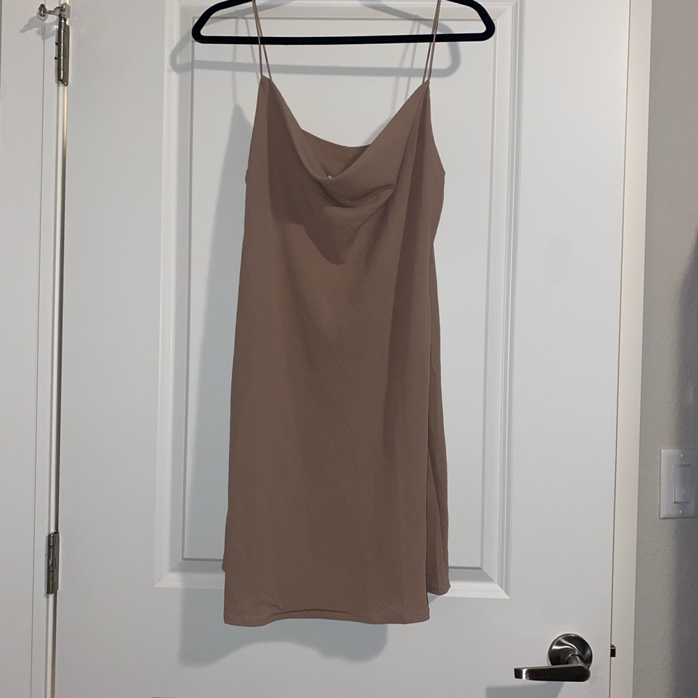 Timing Los Angeles nude mini dress size Large